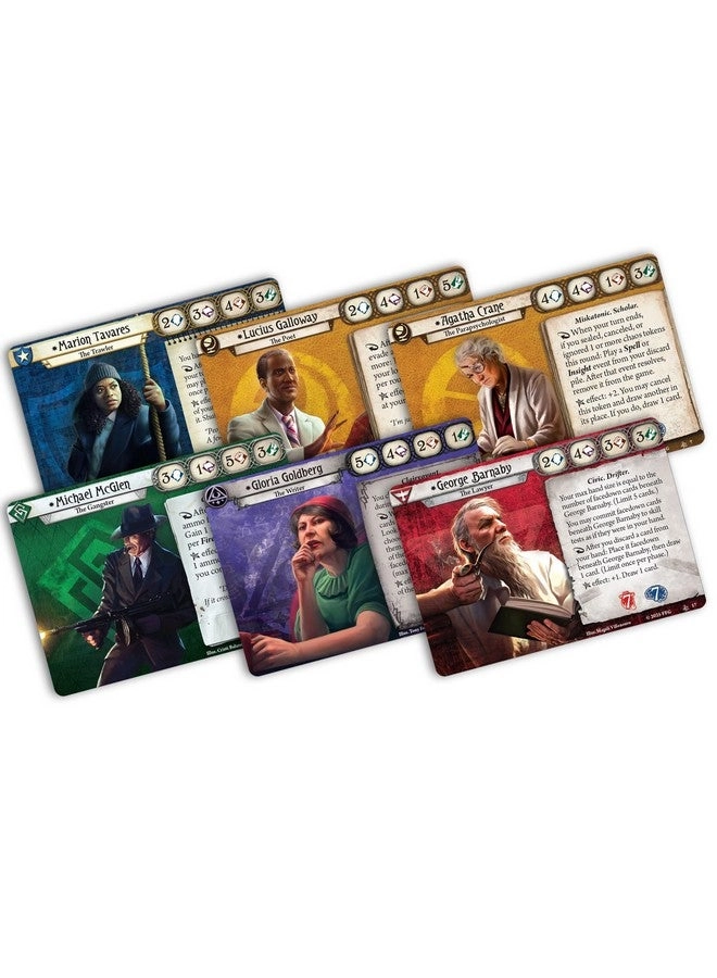 Arkham Horror The Card Game: The Drowned City Investigator Expansion - 6 New Investigators Cooperative LCG