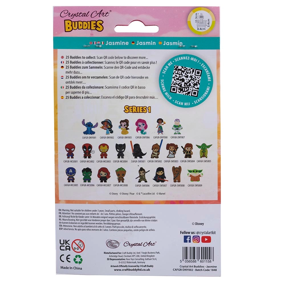Crystal Art Buddy - Jasmine - 6+ years