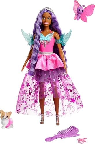 Brooklyn Roberts Doll - 7-inch-long purple hair 2 fantasy pets Ages 3+