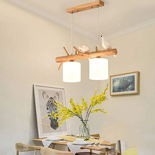 Creative Japanese Log Belt Chandelier - 30cm