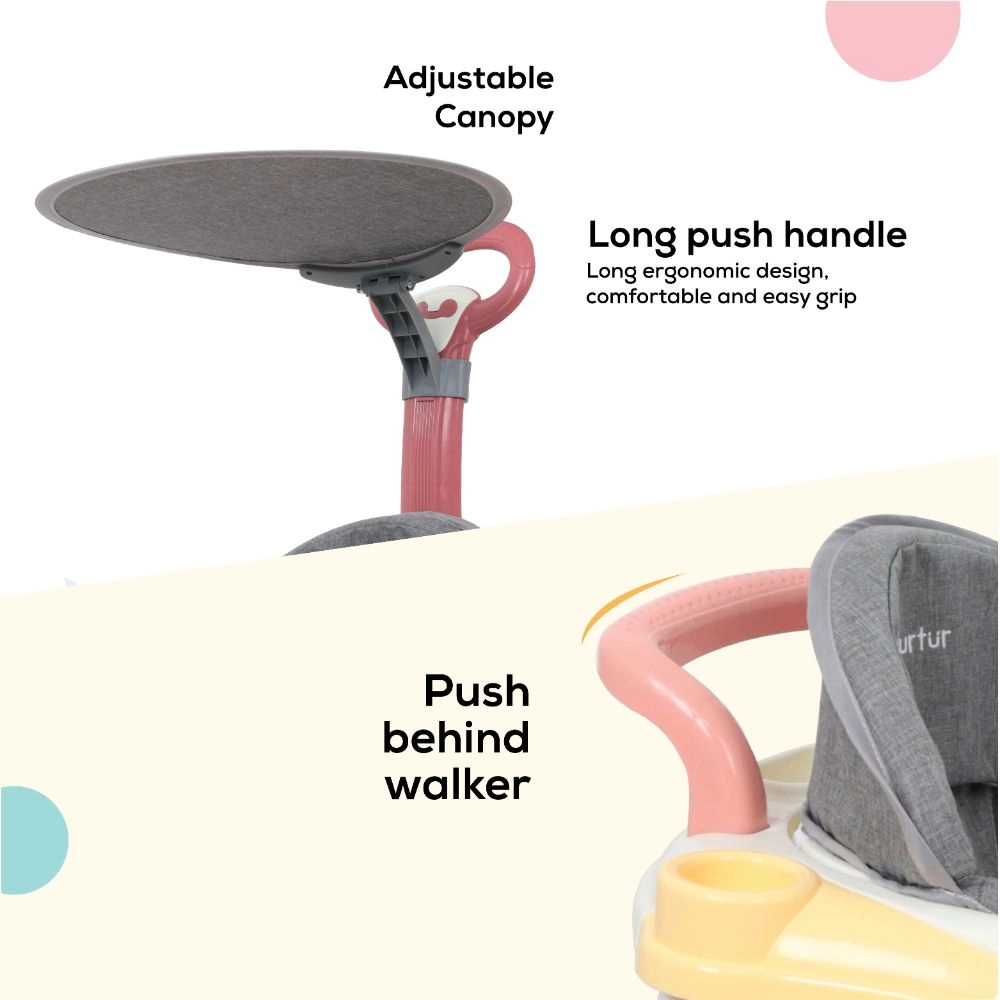 2-In-1 Baby Walker - 15kg 6-18 months