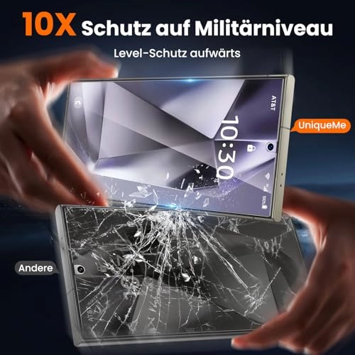 Full Screen Tempered Glass Screen Protector for Samsung Galaxy S24 Ultra (2-Pack)