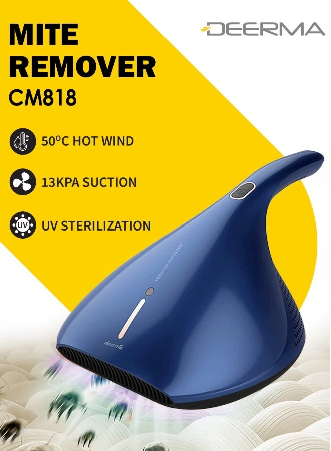 Deerma Dust Mite Vacuum Cleaner - 0.2 L UV 450 kW Blue