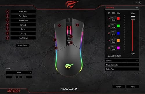 HV-MS1001 Mouse - USB