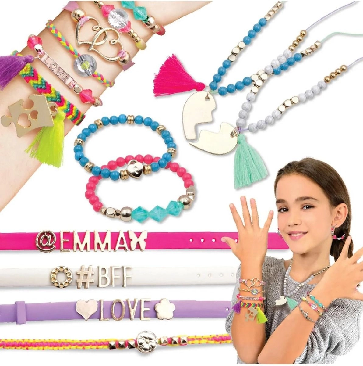 Deluxe DIY Jewellery Kit - 5+ Multi Colour