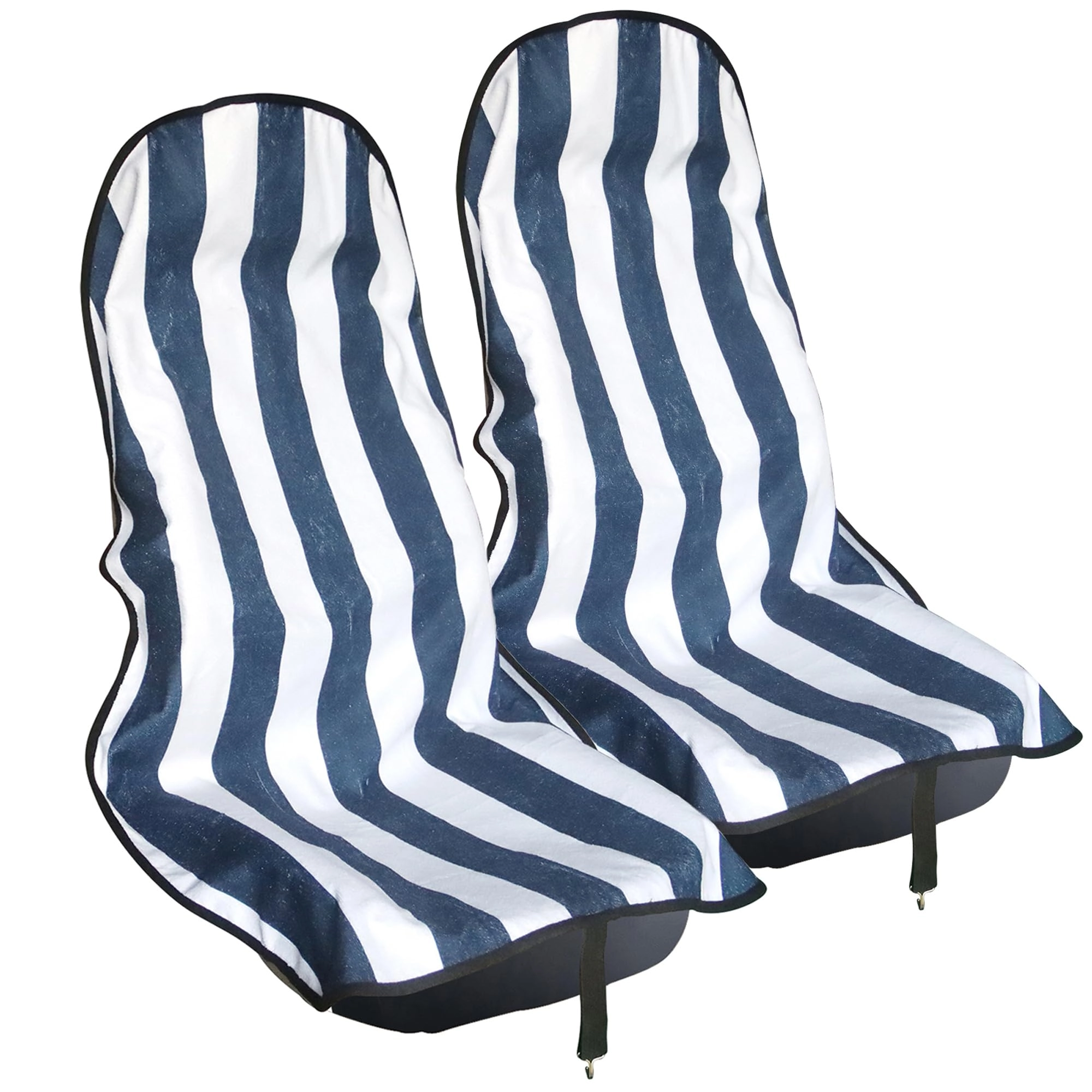 LoyaGour Car Seat Cover Protector - Blue Marbling 2Pcs Waterproof