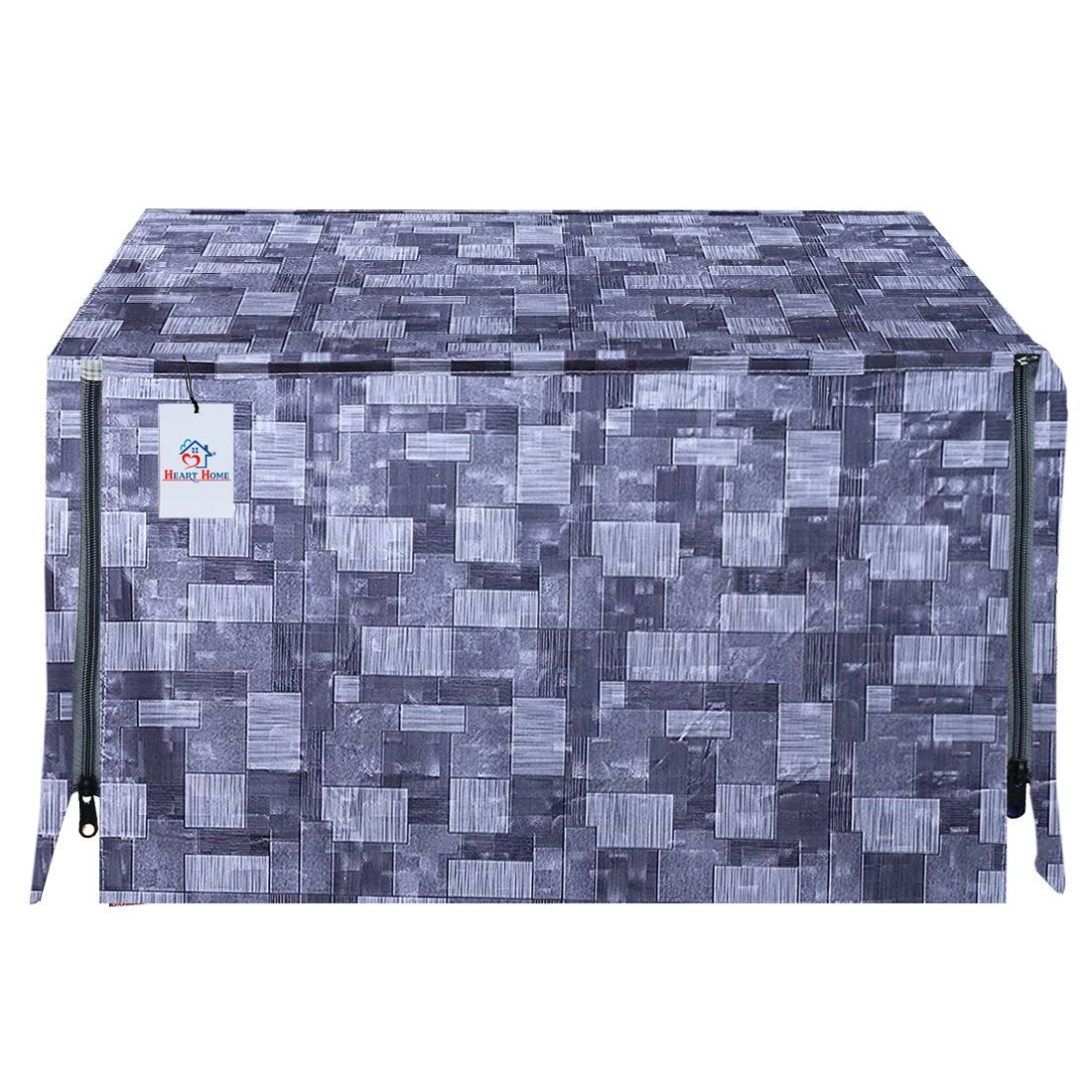 Heart & Home PVC Microwave Oven Full Closure Cover - 23 Litre Grey