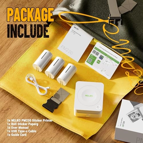 PM230 - Bluetooth 3 Rolls Paper WHITE