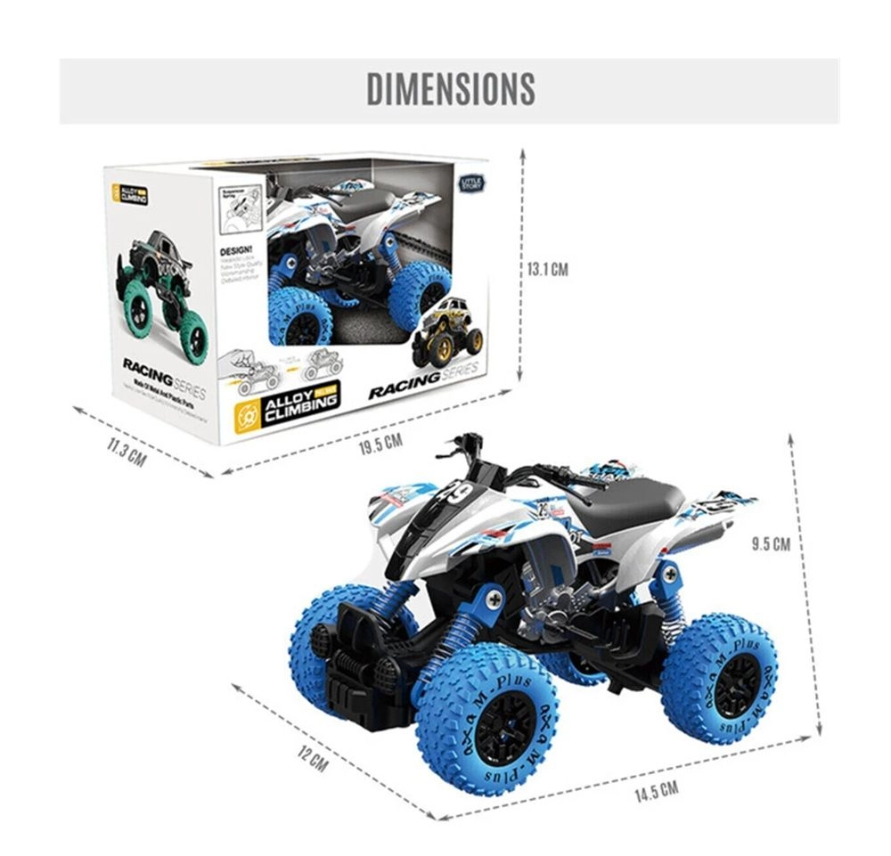 Pull Back Die Cast Open Door Toy Car - 1:32