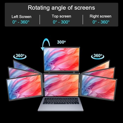 Portable Quad Screen Monitor - 1920x1200 15.3 Inch