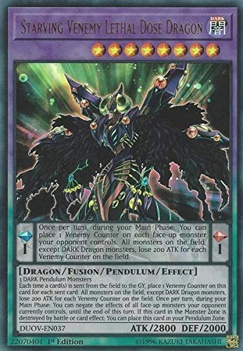 Yu-Gi-Oh! Starving Venemy Lethal Dose Dragon DUOV-EN037