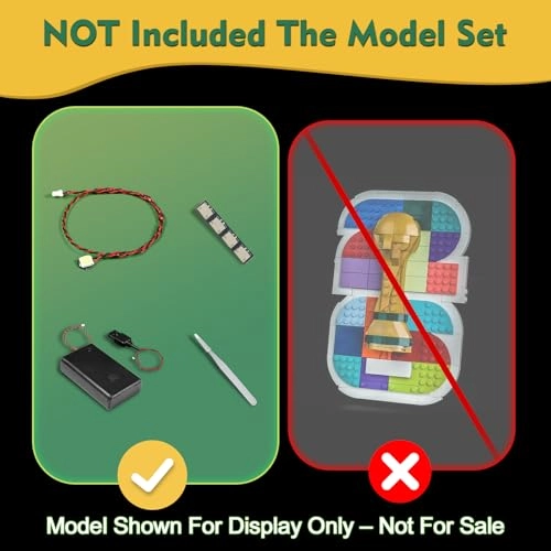 Light kit Compatible with Lego 43032 FIFA World Cup 2026 Official Emblem