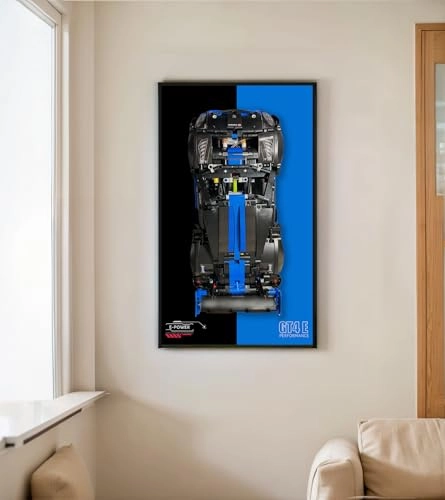 Lego Technic Display Wall Plate - 50x30cm Wall Plate Only
