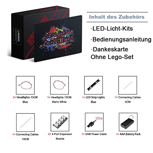 LED Light Set Compatible with LEGO 75300 Imperial TIE Fighter - ABS 5V