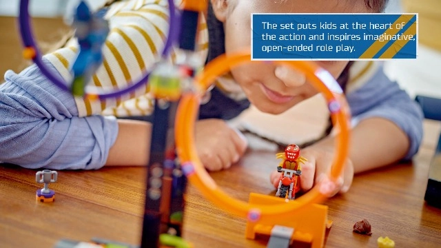 City Stuntz Spinning Stunt Challenge (60360) - red 6+