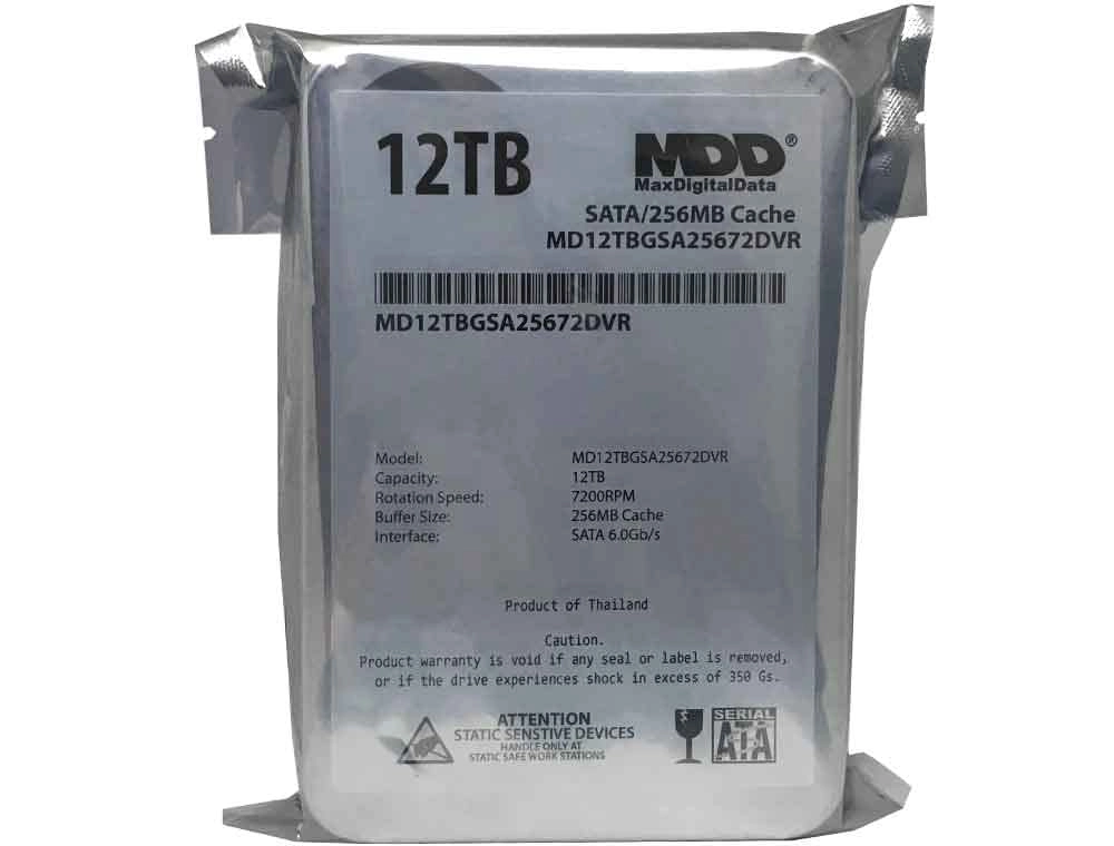 (Renewed) MDD 3.5" 7200rpm 256MB - 12TB