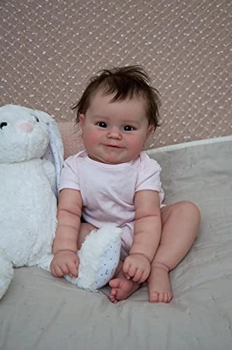 Reborn Baby Doll - 20 inch Silicone Blonde Hair Ages 3+