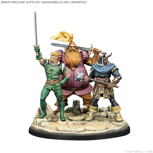 Marvel: Crisis Protocol: Valkyrie on Elendil & Warriors Three Character Pack