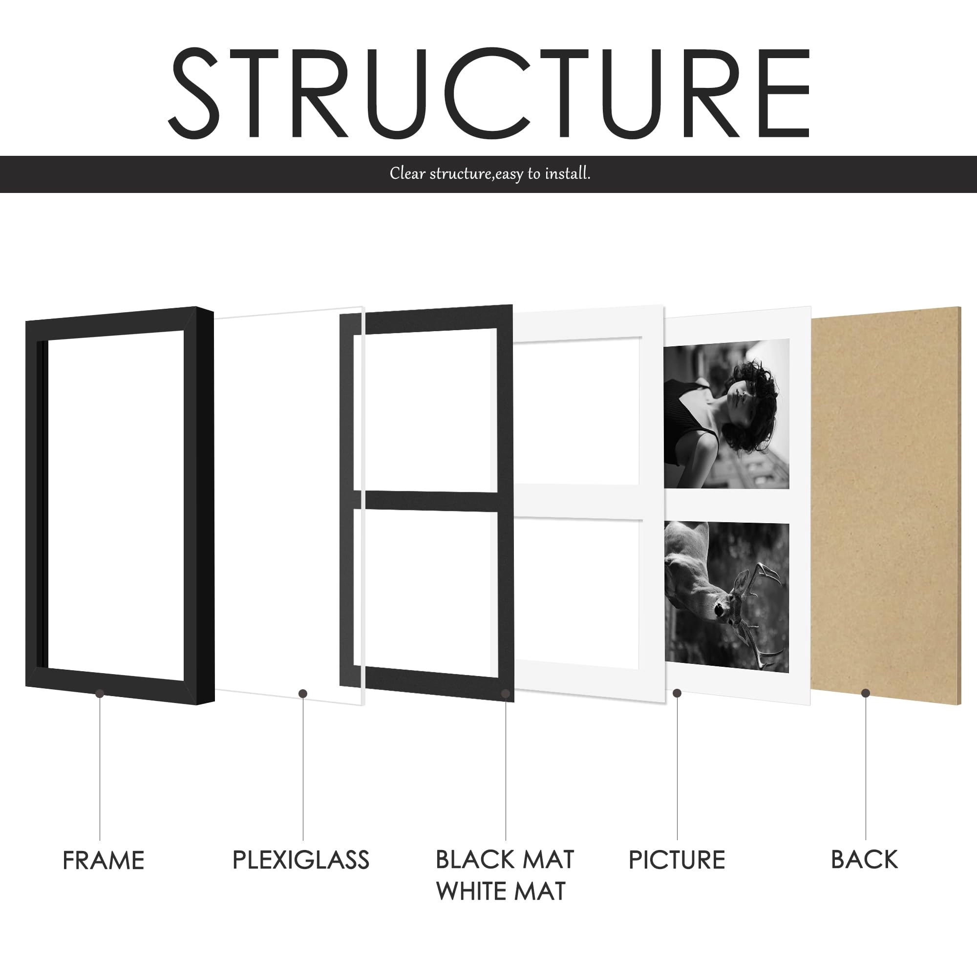 Double 5x7 Picture Frame
