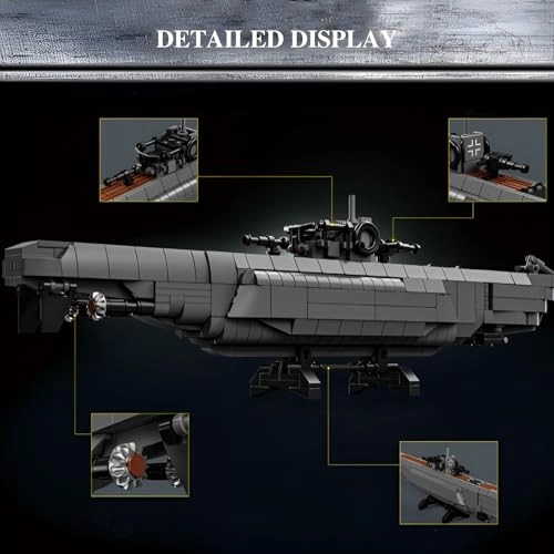 German Submarine - World War II German Submarine 738 pcs