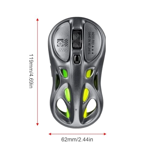 Lightweight RGB Gaming Mouse - Wired+Wireless+BT