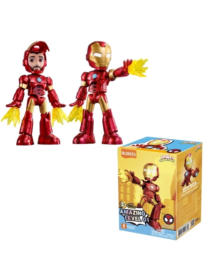 Iron Man - Spidey Amazing Friends - Model Kit Amazing Level 01 (74804)