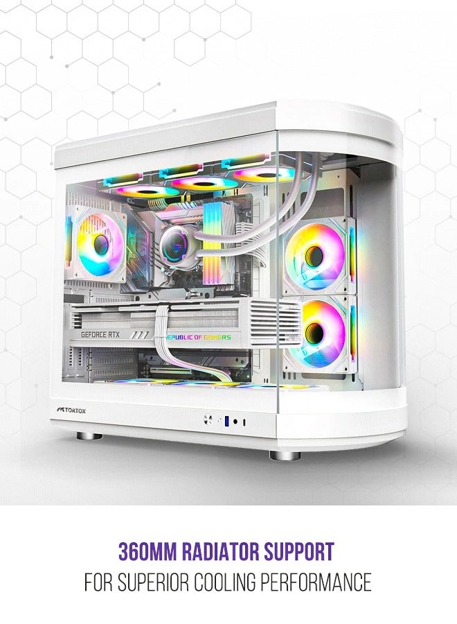 Vidrio - Curved Tempered Glass ATX/M-ATX/Mini-ITX