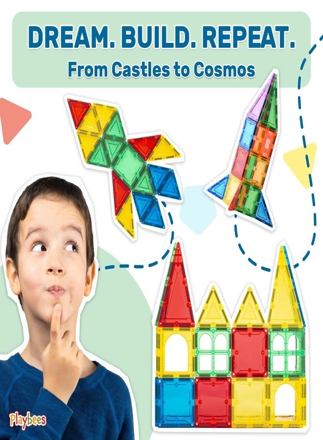 Magnetic Tiles - 60 pcs