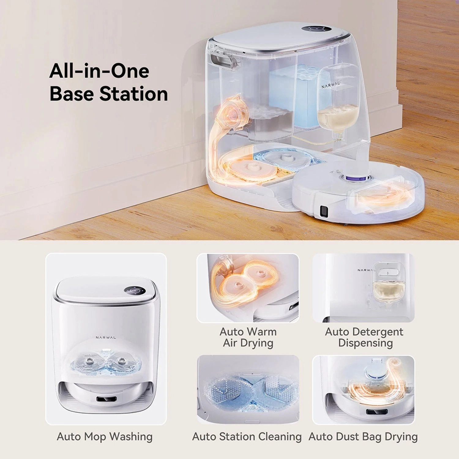 Freo X Ultra - With Mop, MaintenanceFree Docking Station