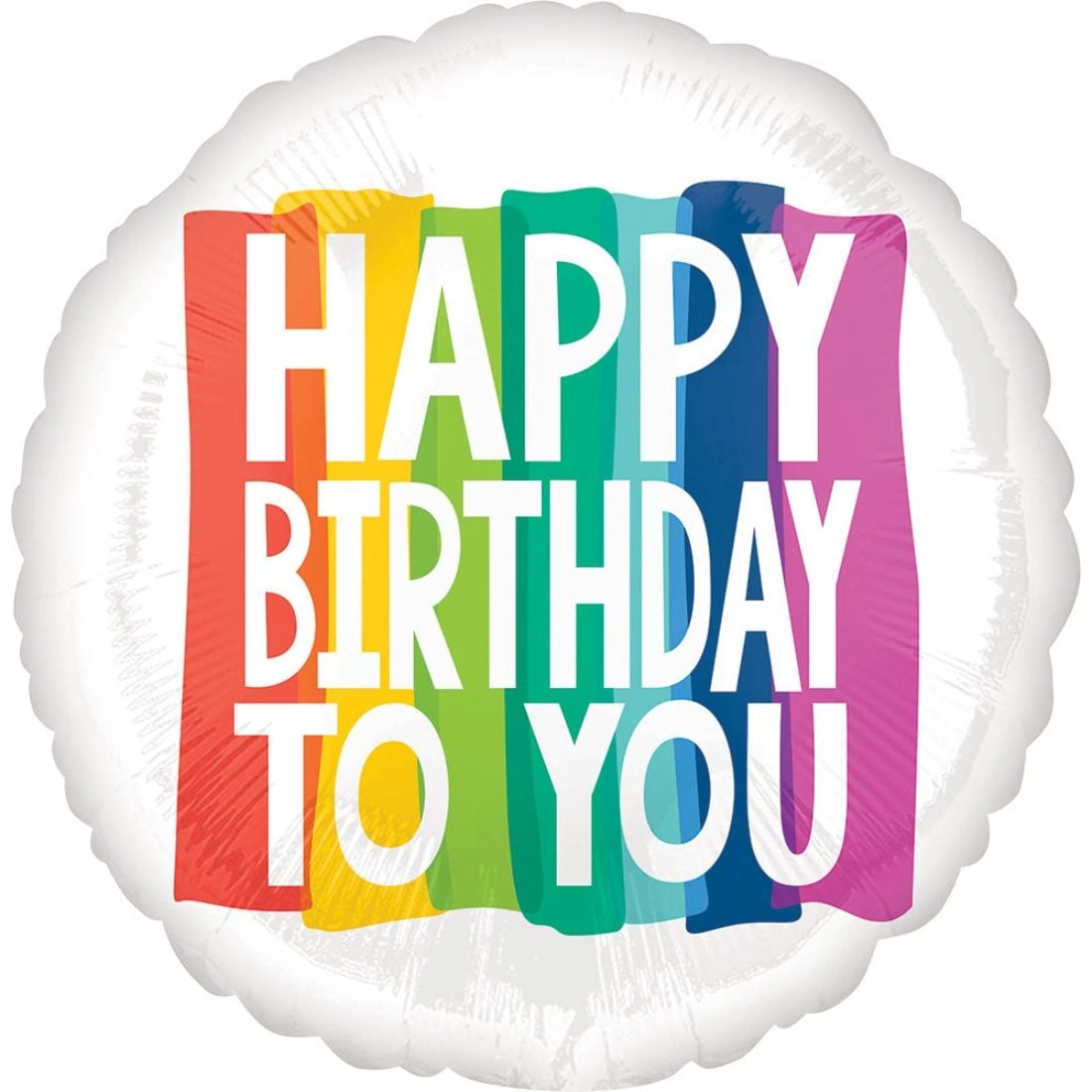 Party Zone Rainbow Wishes Jumbo Foil Balloon