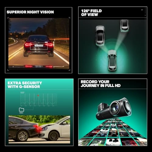 Dashcam E1 - 1296P Full HD