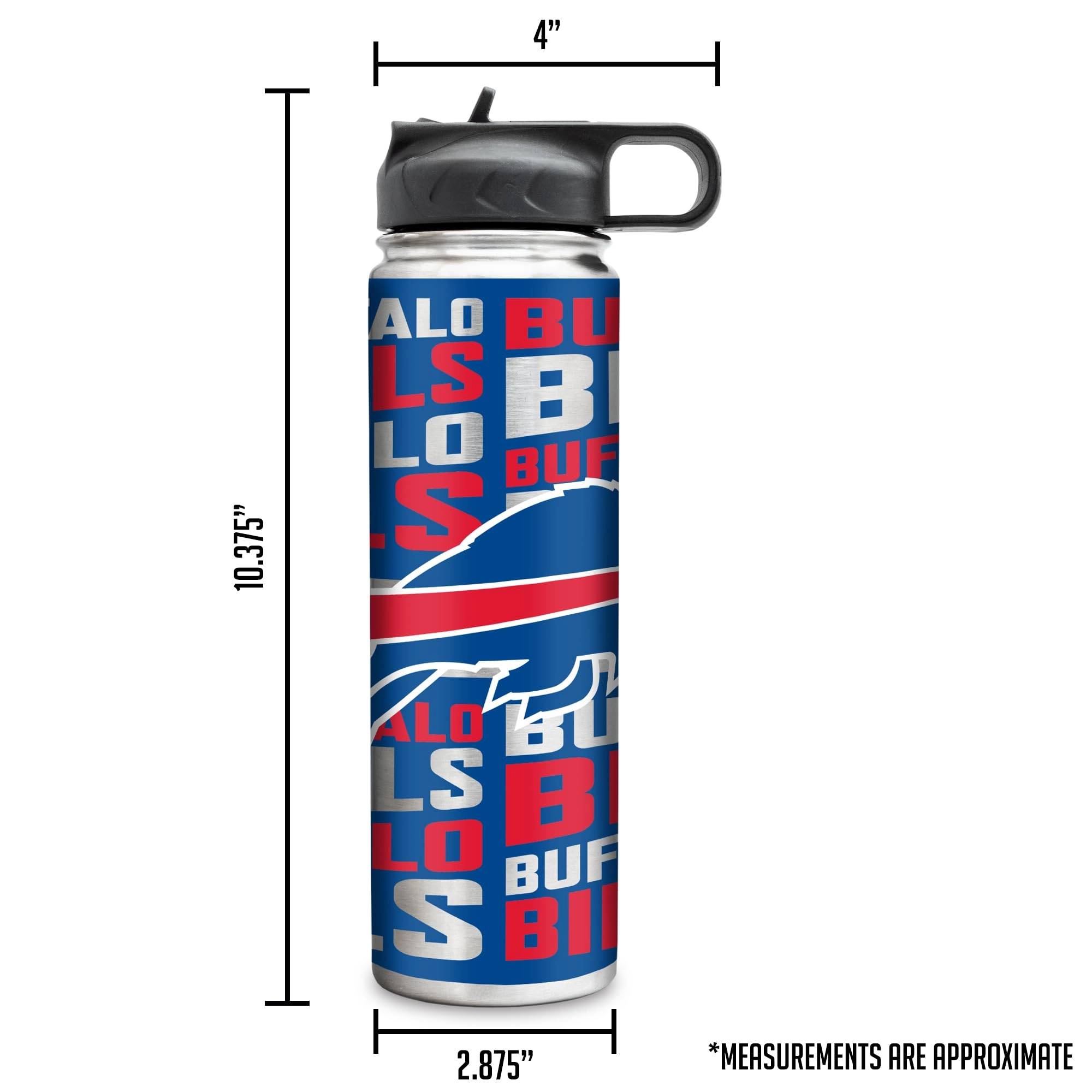 Stainless Steel NFL Football Tumbler - 650ml