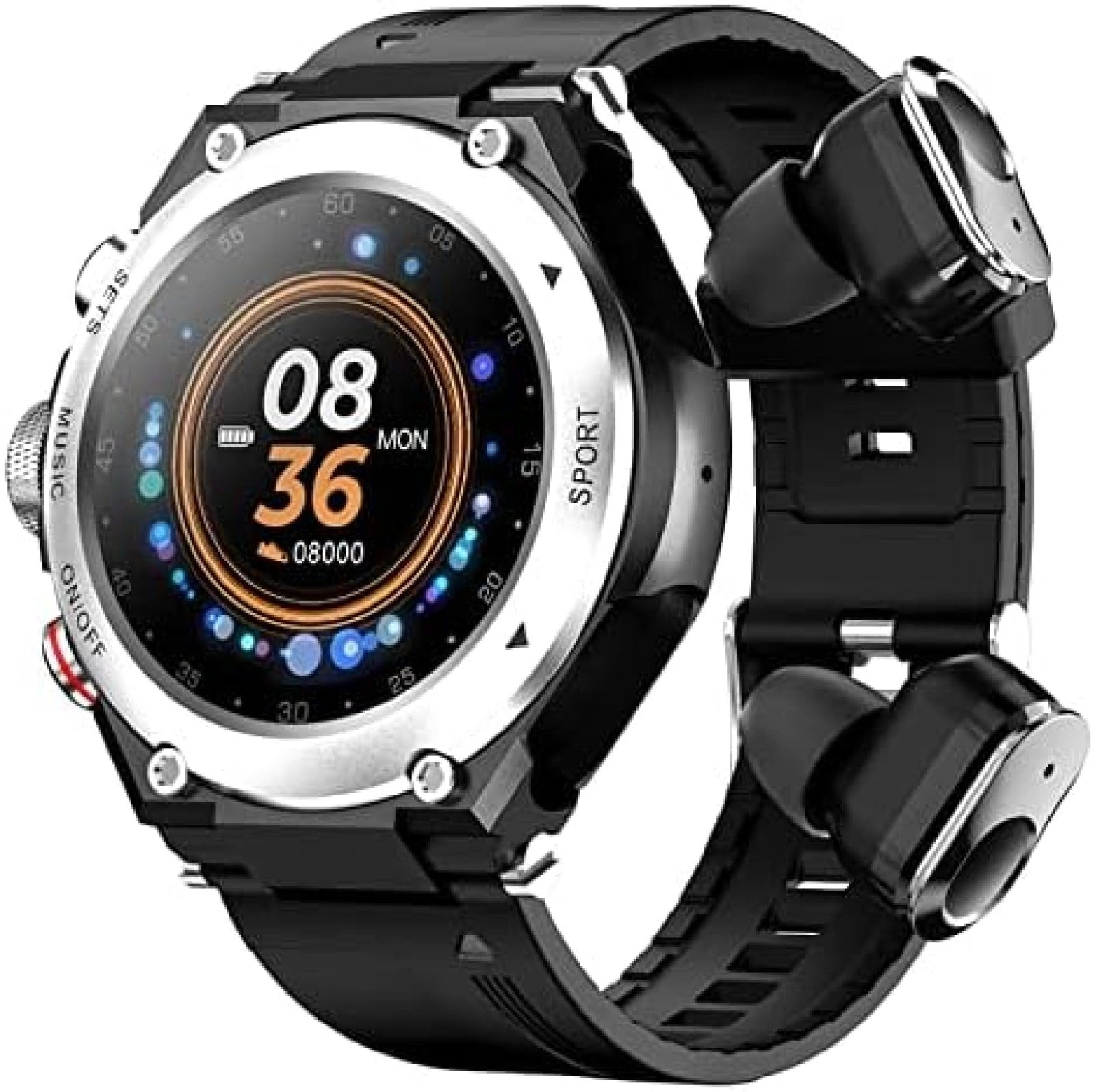 JunErQiCe 2 in 1 Smart Watch