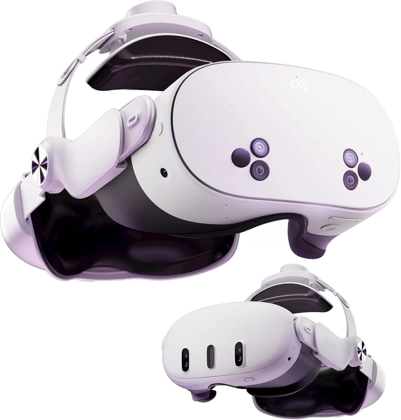 DESTEK QH3 - Pressure-Free Head Strap Compatible with Meta Quest 3 3S