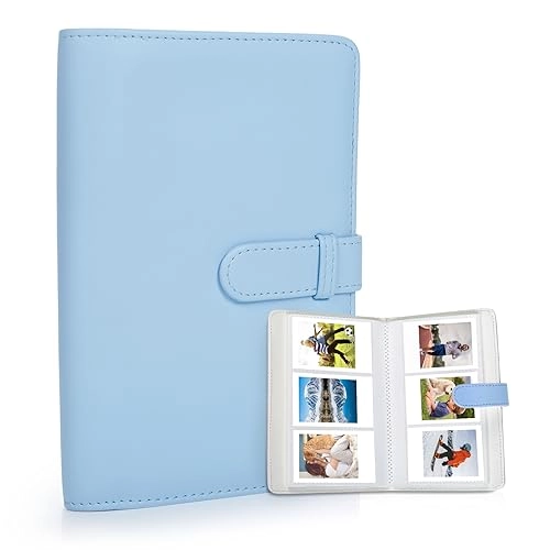 2x3" 108 Pockets Faux Leather PVC Photo Album