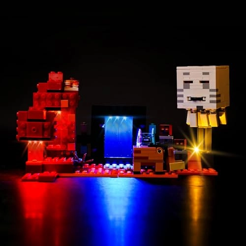 LEGO The Nether Portal Ambush Light Kit (21255) - Lights Only