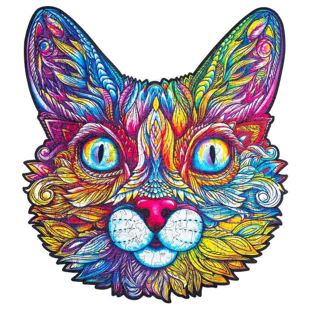 Impressive Cat Wooden Puzzle (4107390-CAT_KS) - 300 pcs