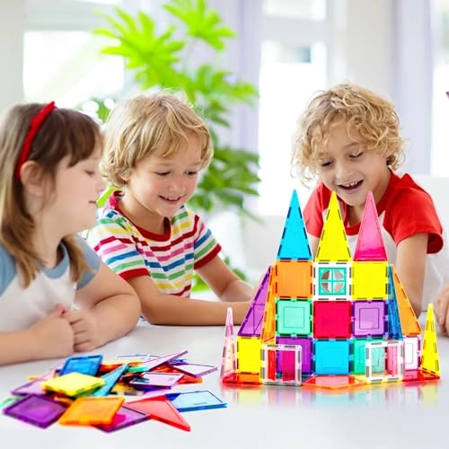 Magnetic Building Block Quarter Round and Window Set - 36 pcs