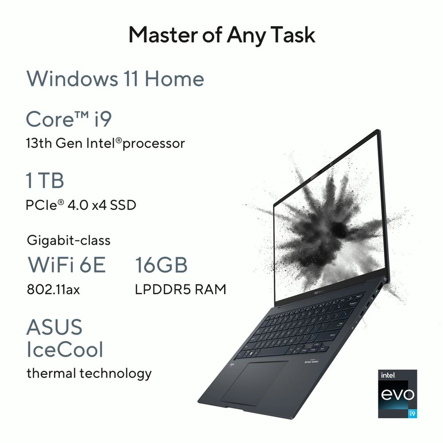 Zenbook 14X UX3404VC-OLEDI9SG - 14.5'' I9-13900H 16GB 1000GB SSD