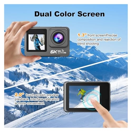 Action Camera - 5K 30FPS 120FPS