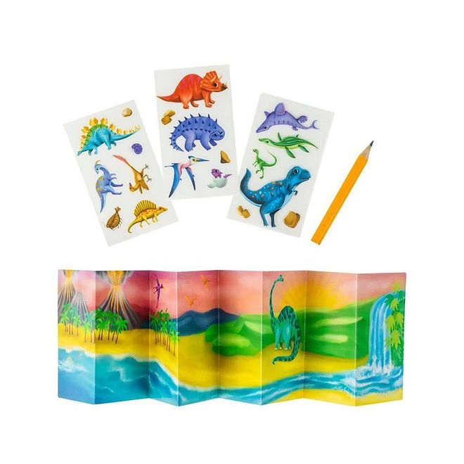 Tiger Tribe Dinosaurs Activity Sticker Book Mini Transfer Magic