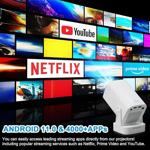 Portable Mini Projector - 300 ANSI lumens 1920 x 1080