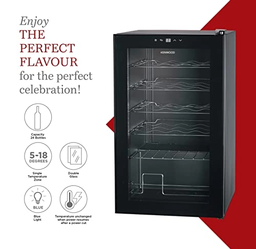 Wine Cooler - Single Temperature Zone 5-18 degrees 24 bottle(s)