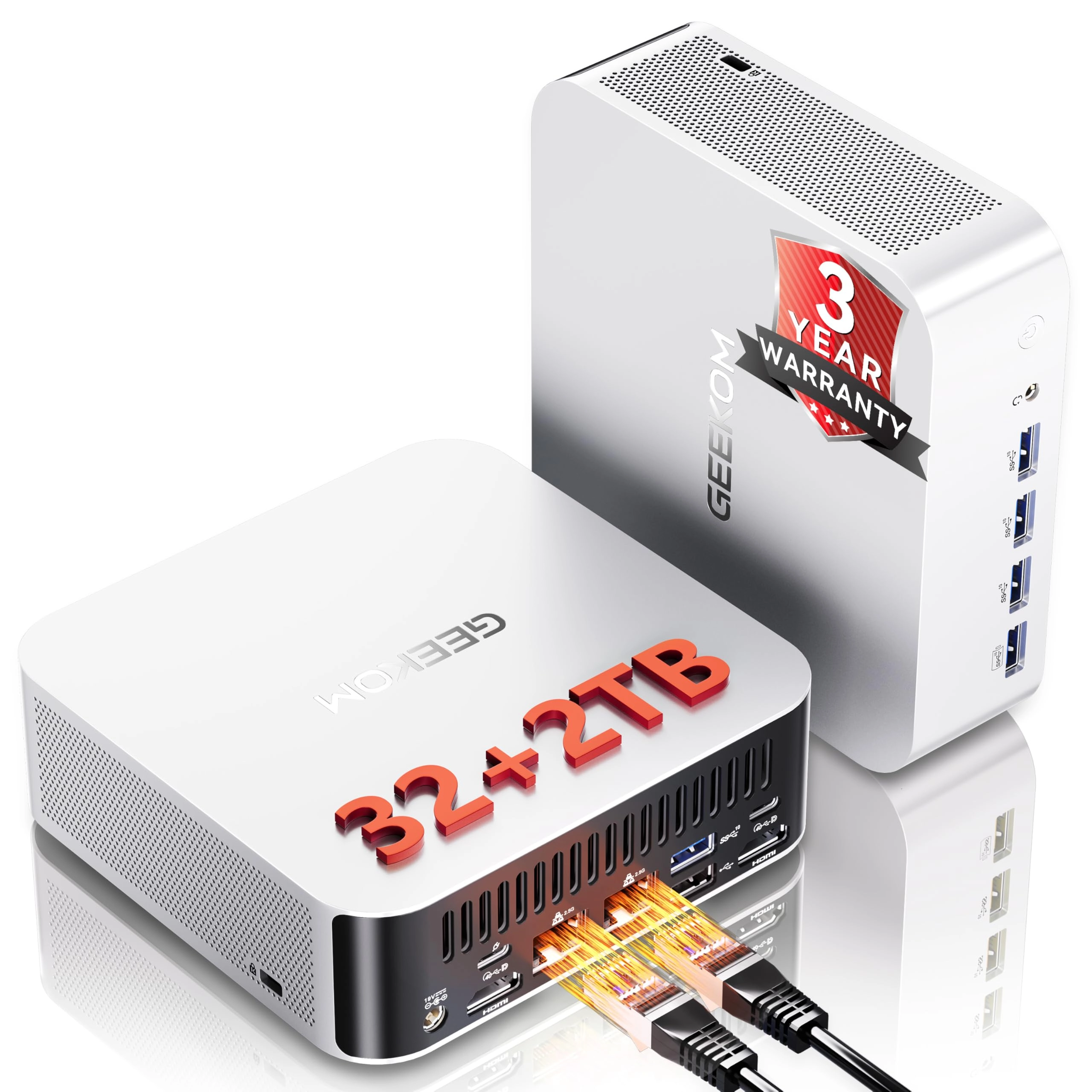 GEEKOM A8 Max - 32GB 2TB Ryzen 9 8945HS