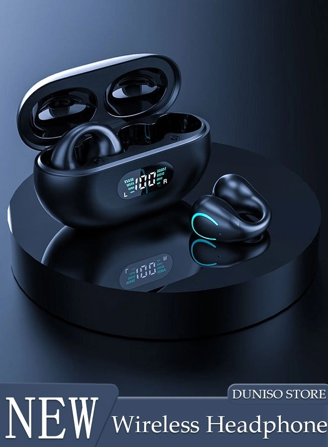 Clip On Bluetooth Earphones Wireless Earbud