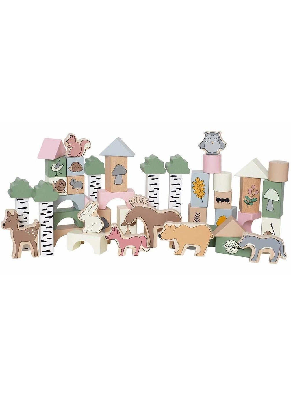 Elli Junior Building blocks forest - animals 50 pcs