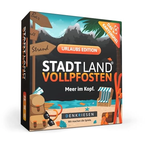 Stadt Land Vollpfosten: Holiday Edition - Card Game (German)
