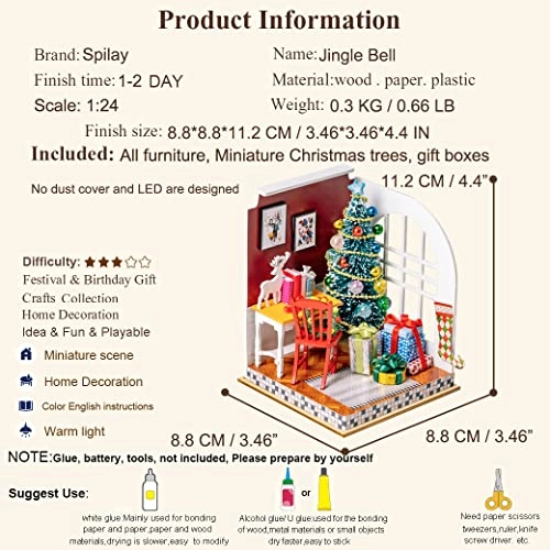 DIY Miniature Dollhouse Kit - 124 scale