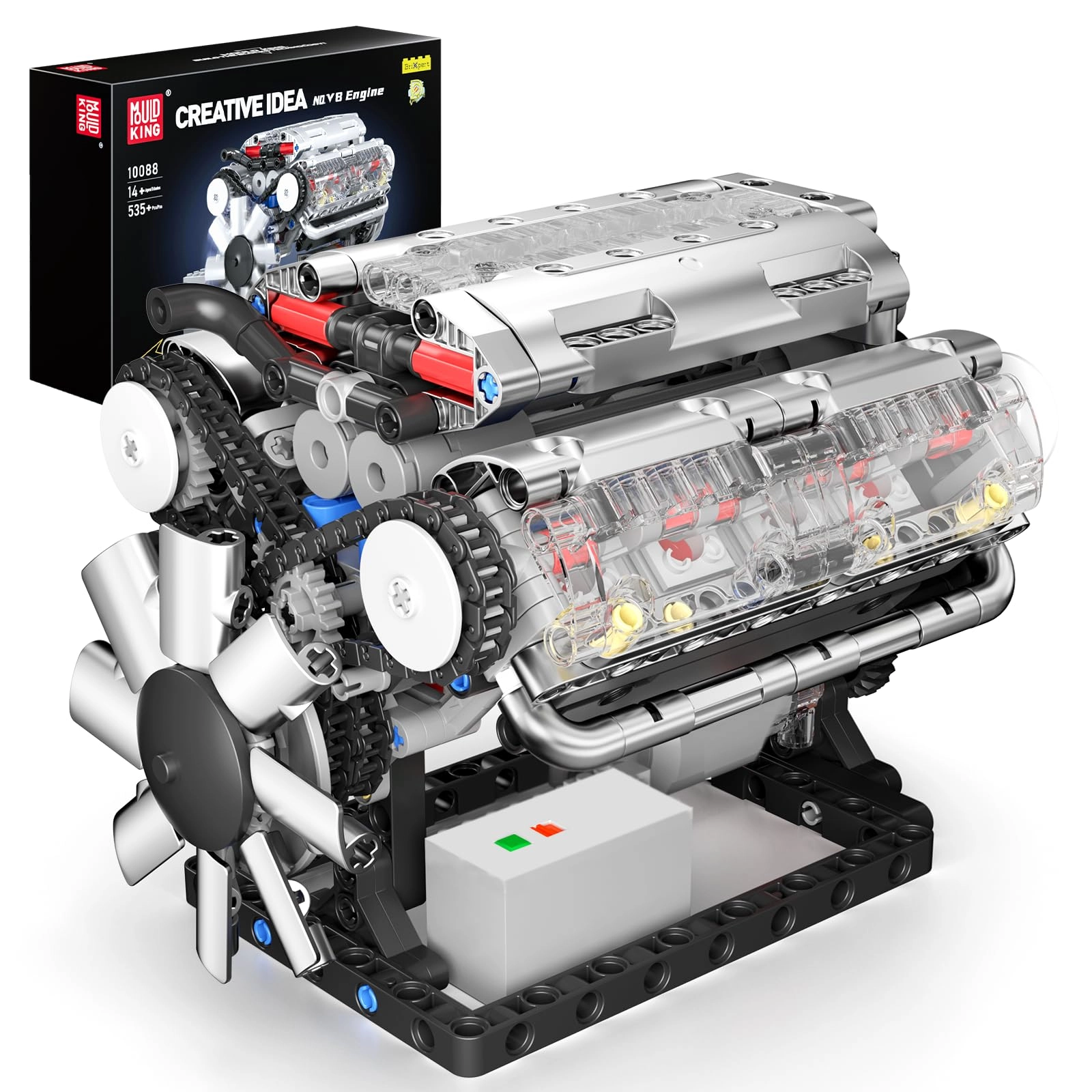 mould king 10088 Technik Engine - MOC Petrol Plastic