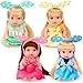 Mini Baby Doll - 4 Pcs 4 Inch Princess Style Ages 3+